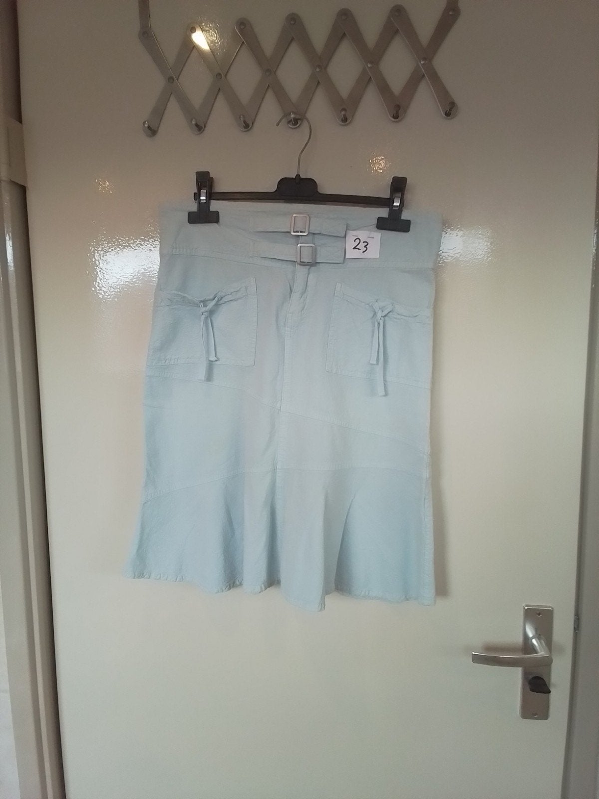 23 Licht blauw rokje van Y Yaya Hype maat M, Ophalen of Verzenden, Zo goed als nieuw, Blauw, Boven de knie