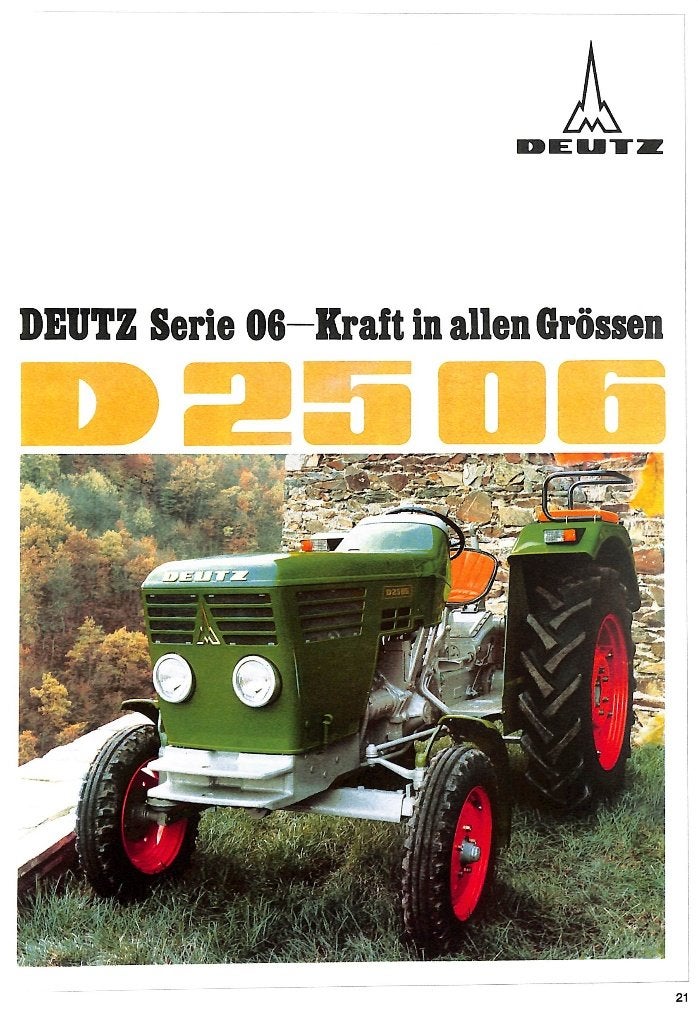 Deutz - Prospekte der 06er Baureihe, Verzenden, Nieuw, Karel Vermoesen, Tractor en Landbouw