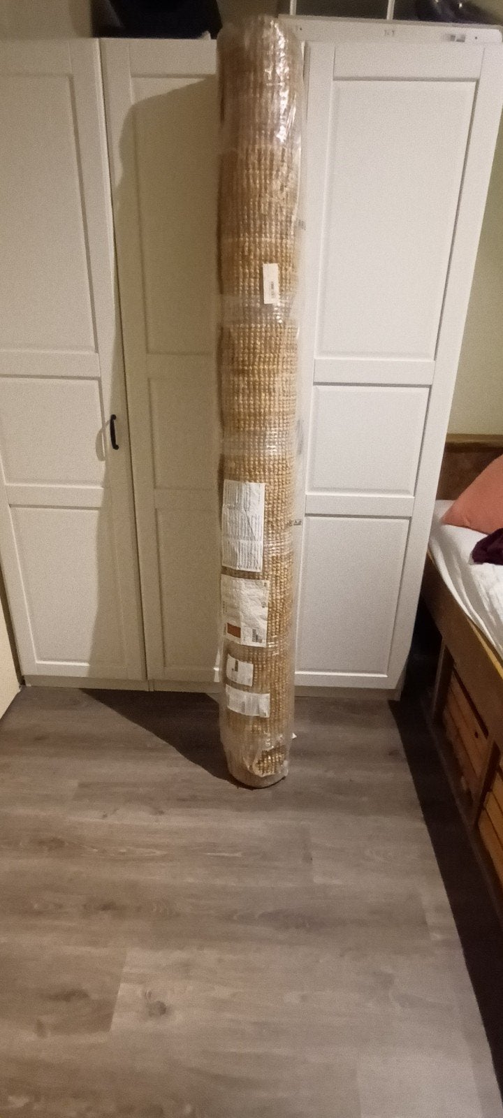 IKEA LOHALS Vloerkleed - 200x300 cm, Natuurlijke vezels, Ophalen, Scandinavisch, Natuurlijk, Modern, 200 cm of meer, Beige