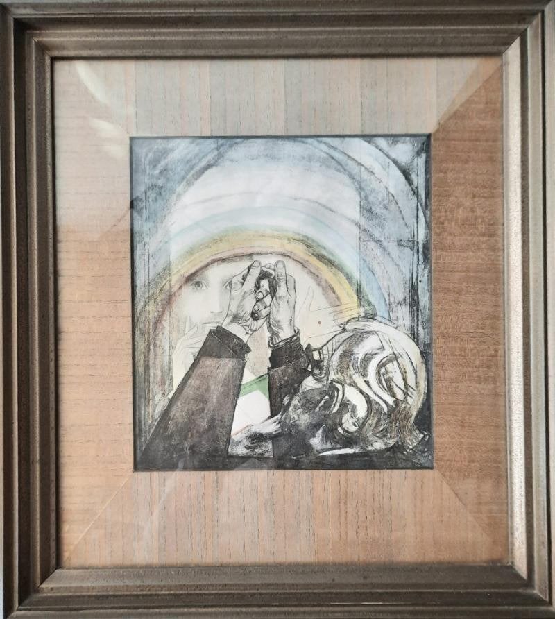 Litho van jan toorop,getiteld (Het Gebed) 1927, Antiek en Kunst, Kunst | Litho's en Zeefdrukken, Genummerd, Ophalen of Verzenden