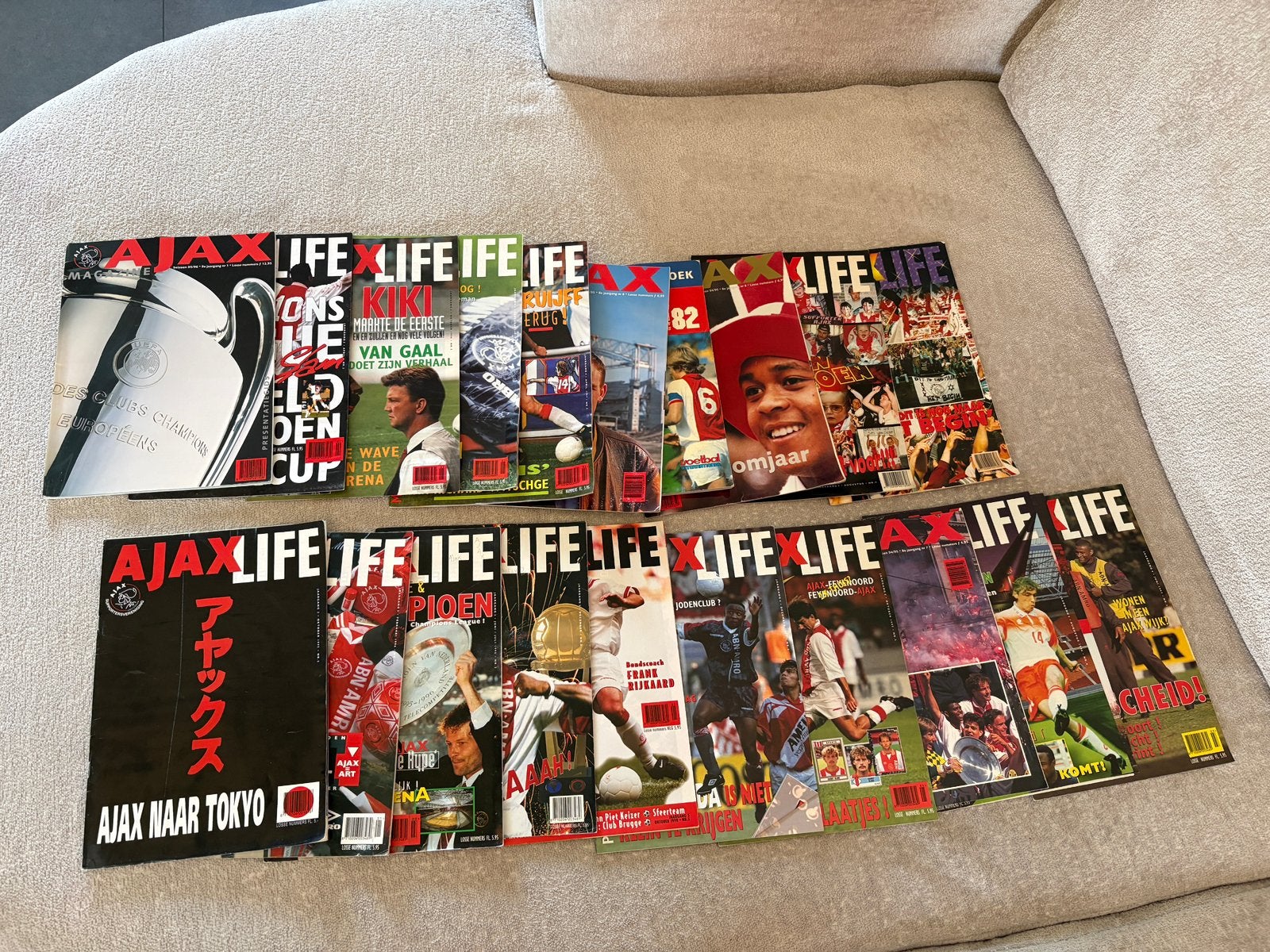 Diverse Ajax Magazines, Ophalen of Verzenden, Gebruikt, Ajax, Boek of Tijdschrift