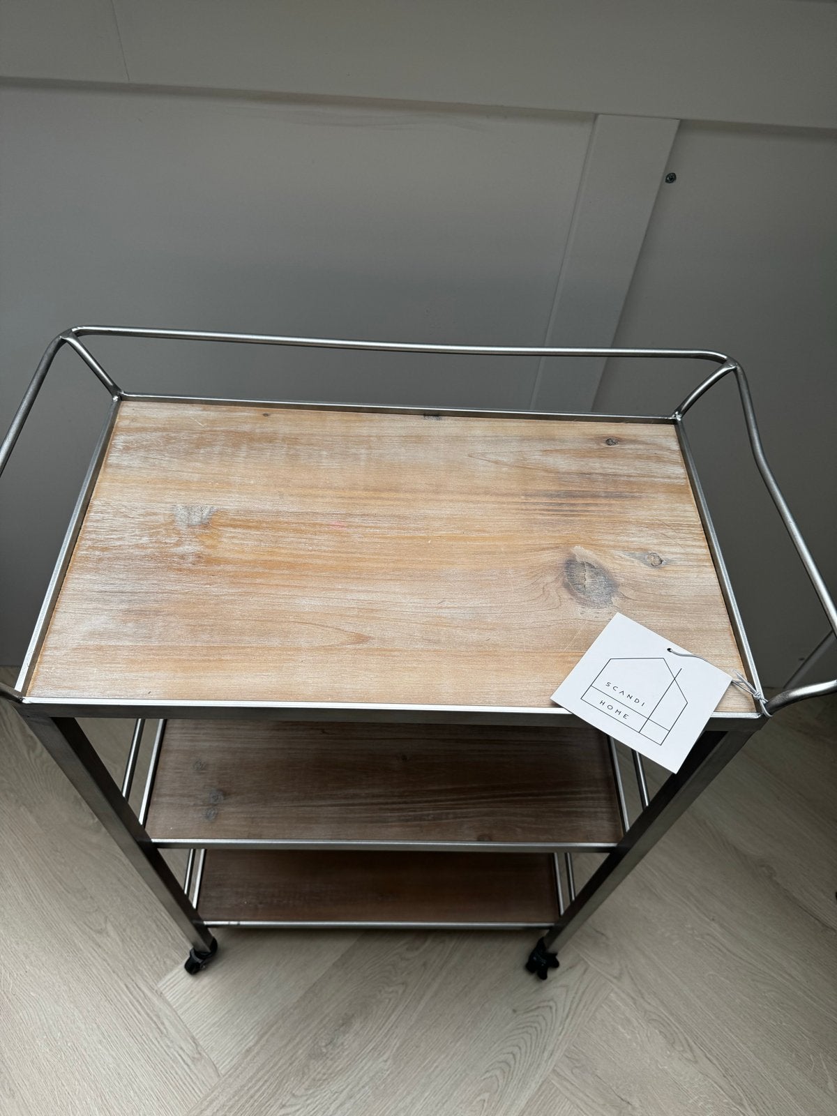 Scandi Home Serveerwagen/Trolley - Nieuwstaat, Huis en Inrichting, Ophalen, Nieuw