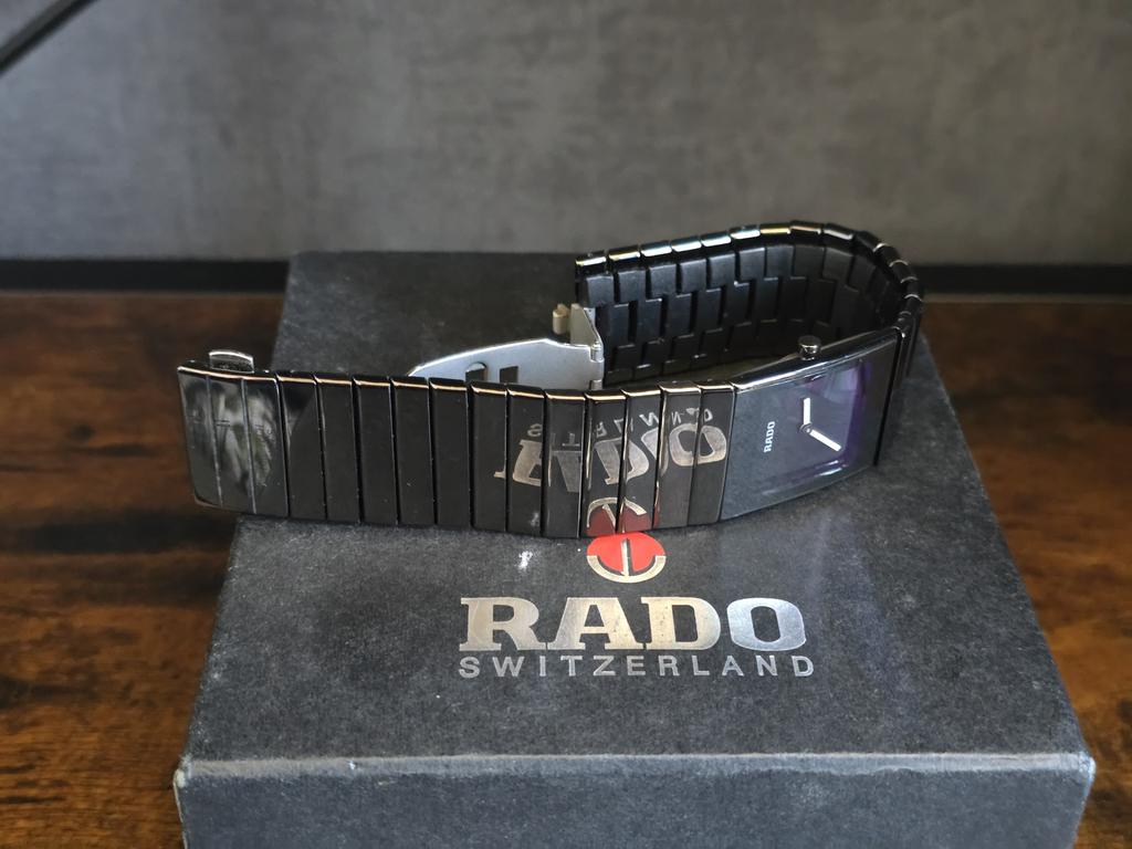 Rado Ceramica Horloge - Zwart Keramiek, Overige merken, Overige materialen, Gebruikt, Polshorloge