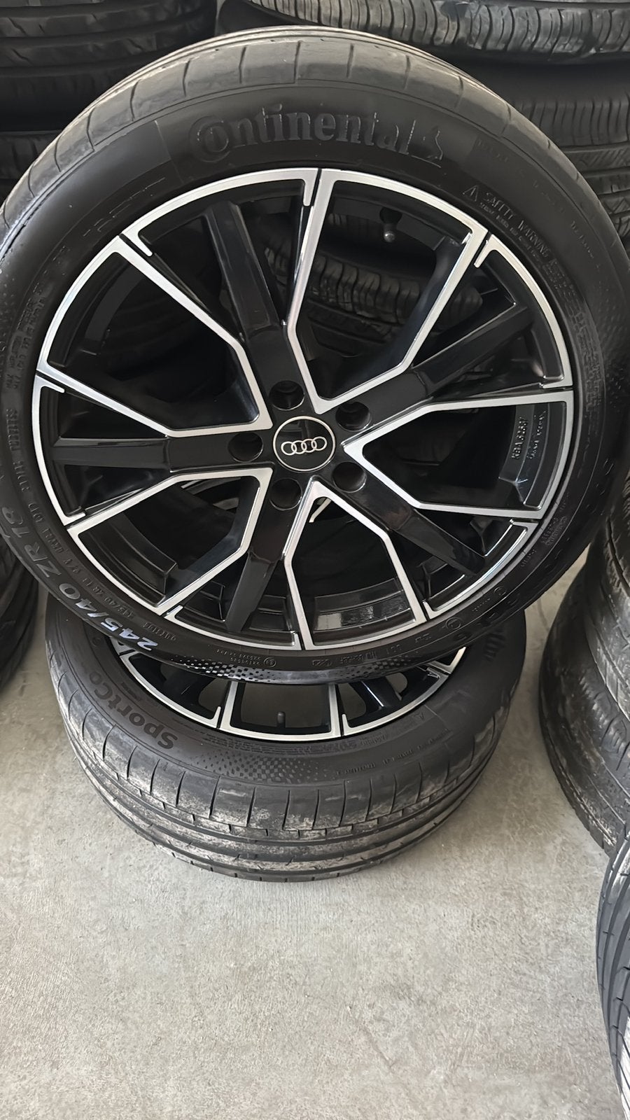 Partij velgen met banden orgineel audi 18 inch 5x112, Auto-onderdelen, Ophalen, 18 inch, Band(en), Personenwagen