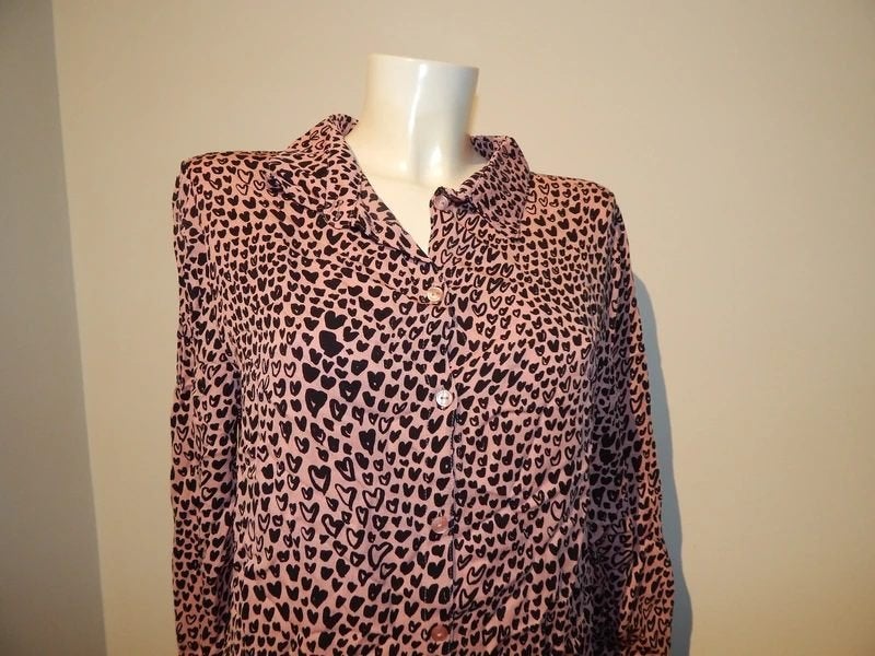 Fabienne Chapot blouse roze in hartjes print 40, Kleding | Dames, Blouses en Tunieken, Maat 38/40 (M), Verzenden, Zo goed als nieuw