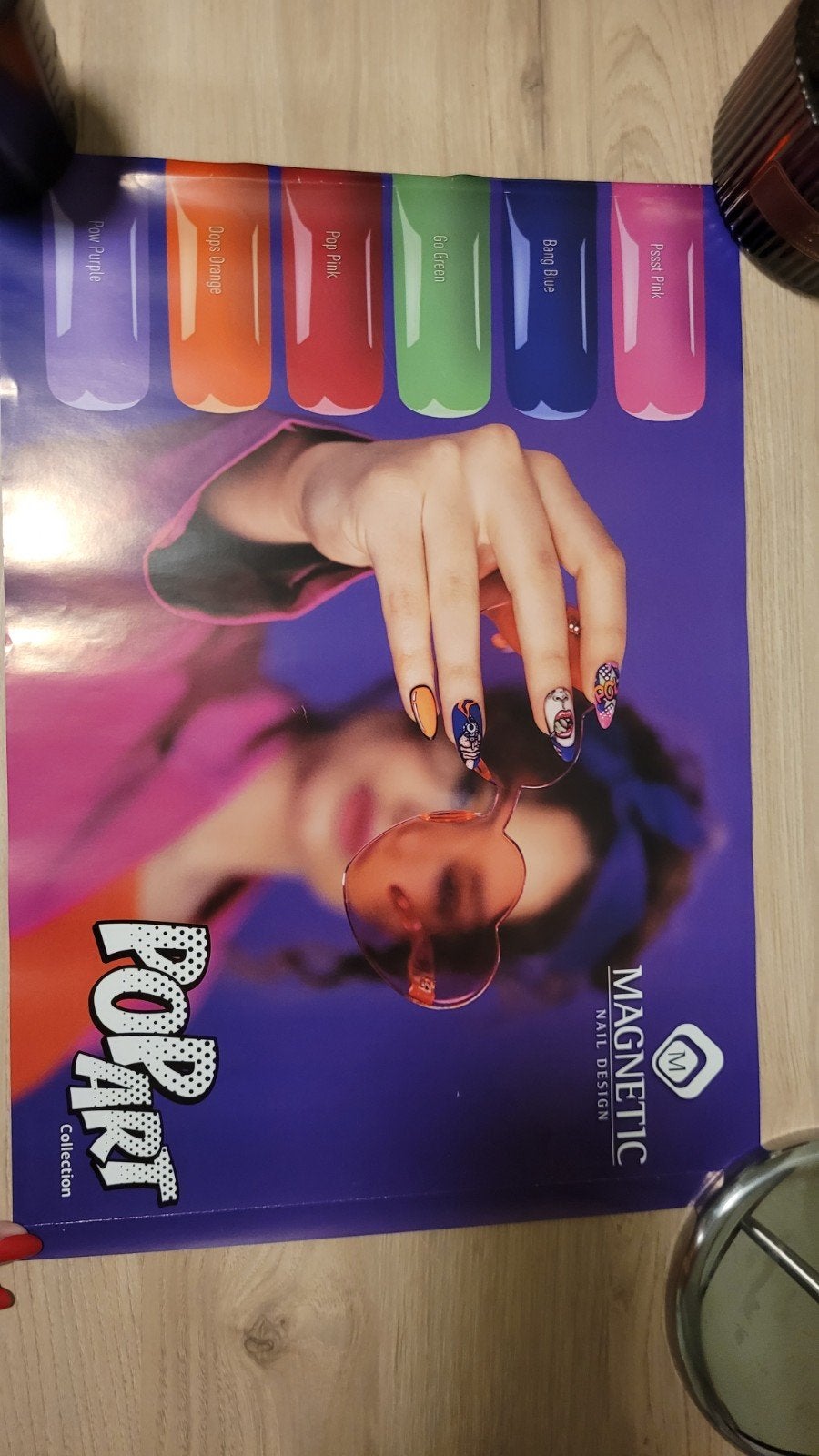 Magnetic Nail Design Promotieposters, Gebruikt, Overige kleuren, Ophalen of Verzenden, Handen en Nagels