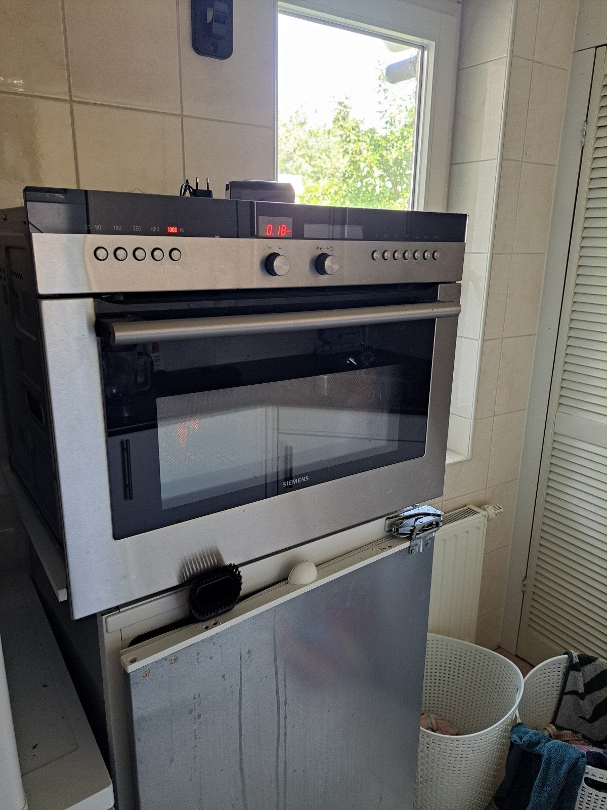 Siemens Inbouw Combi Oven Magnetron met Pyrolyse, Witgoed en Apparatuur, Ovens, Ophalen