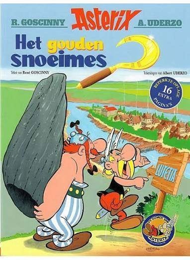 R. Goscinny: Asterix: Het gouden snoeimes. Beperkte oplage, Eén stripboek, Ophalen of Verzenden, Zo goed als nieuw, R. Goscinny en A. Uderzo