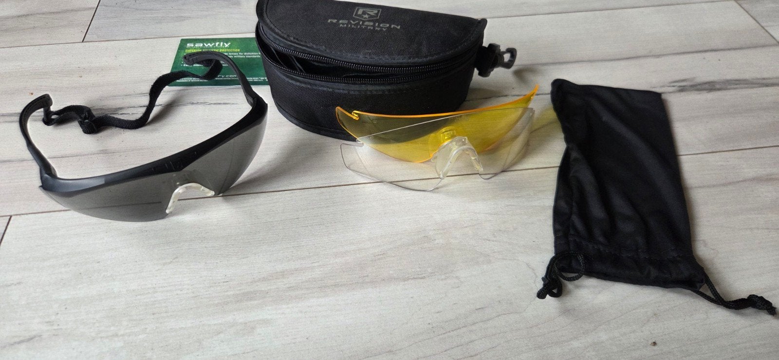 Revision Sawfly Max-Wrap Ballistische Veiligheidsbril, Overige merken, Zwart, Nieuw, Ophalen of Verzenden