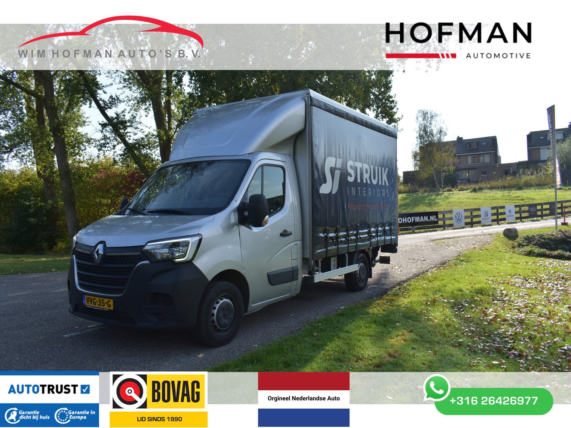 Renault Master 35 2.0 TDI L3H3 EURO VI bakwagen1x schuifzijl, Auto's, Keurmerk '100% Onderhouden', 145 pk, Metallic lak, Gebruikt