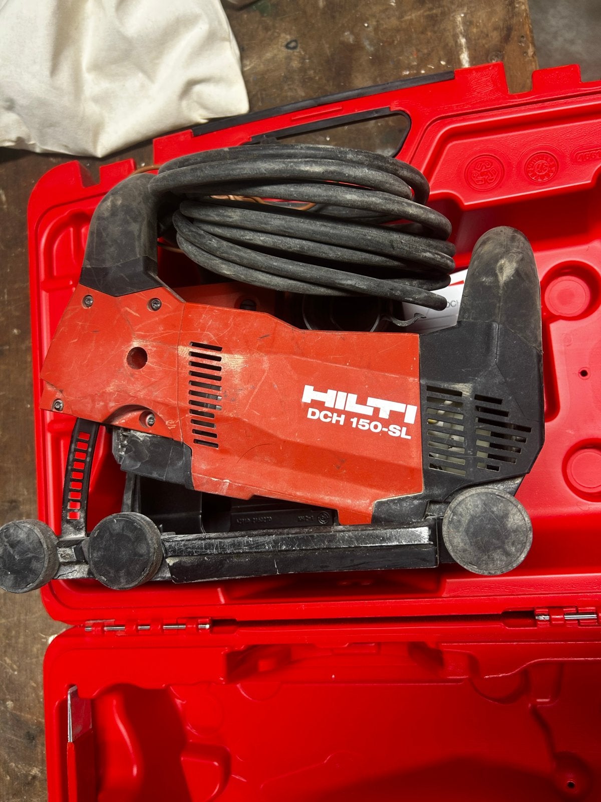 Hilti DCH 150-SL Diamantzaagmachine in koffer, Ophalen, Gebruikt