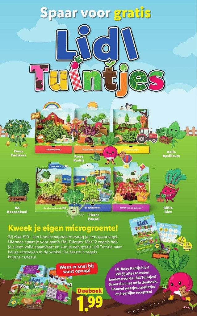 Gezocht Lidl tuintjes zegels, Lidl, Ophalen