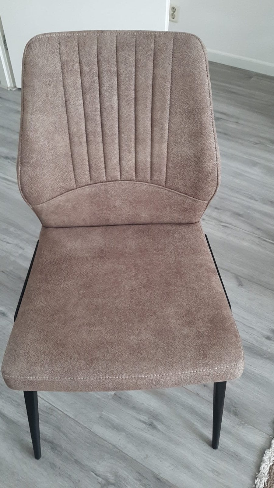 eetkamerstoel + eettafel, Ophalen, Bruin, Zo goed als nieuw, Eén