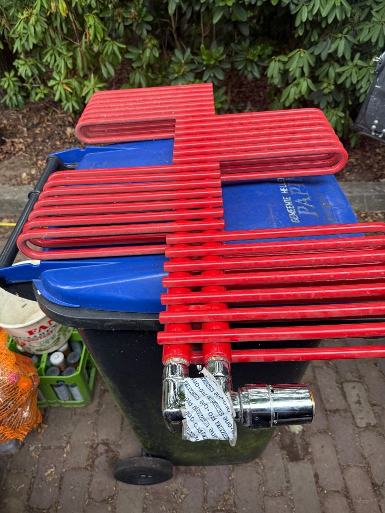 Rode sierradiator, Ophalen, Gebruikt, Radiator, Minder dan 60 cm
