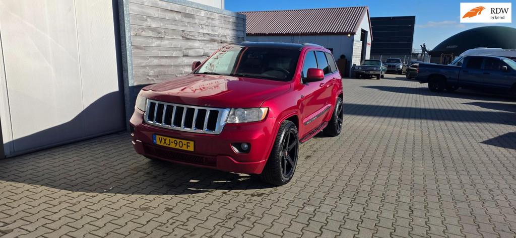 Jeep Grand Cherokee 5.7 V8 Overland Summit, Auto diversen, Schadeauto's, Jeep, Automaat, LPG, Overige carrosserieën, Rood