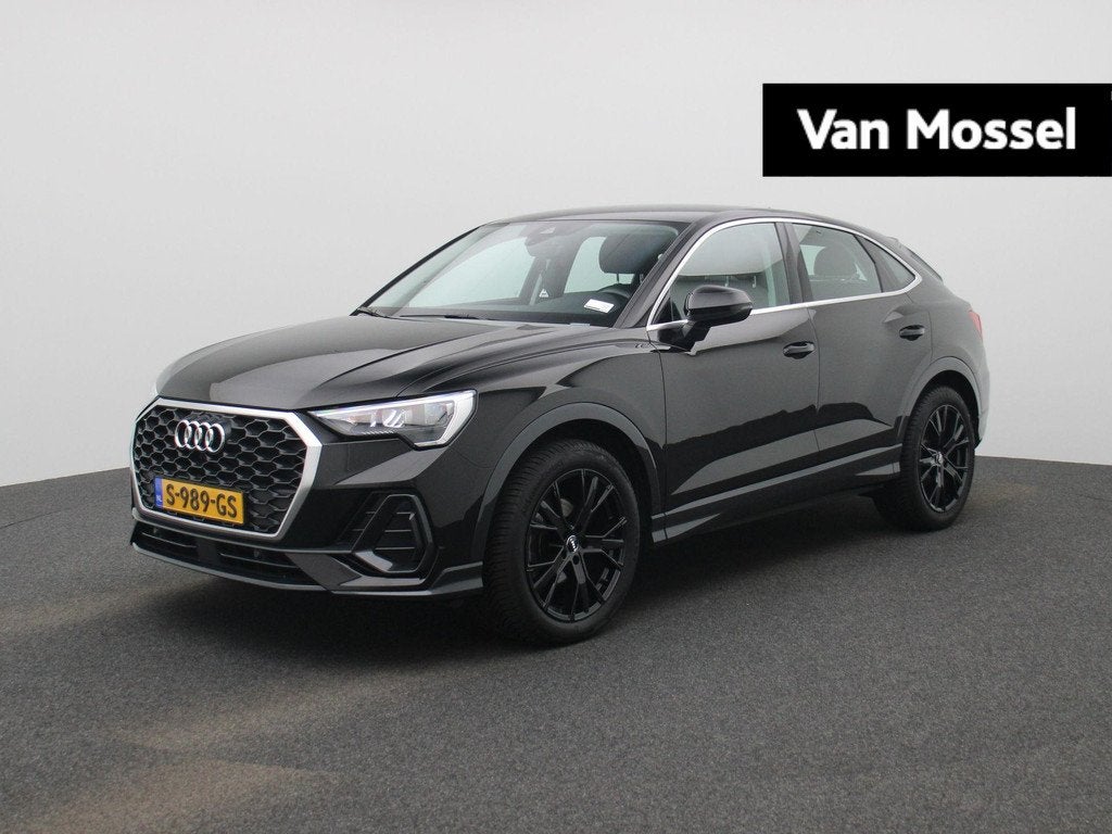 Audi Q3 Sportback 35 TFSI Pro Line, Auto's, 12 maanden, 4 cilinders, Zwart, Origineel Nederlands