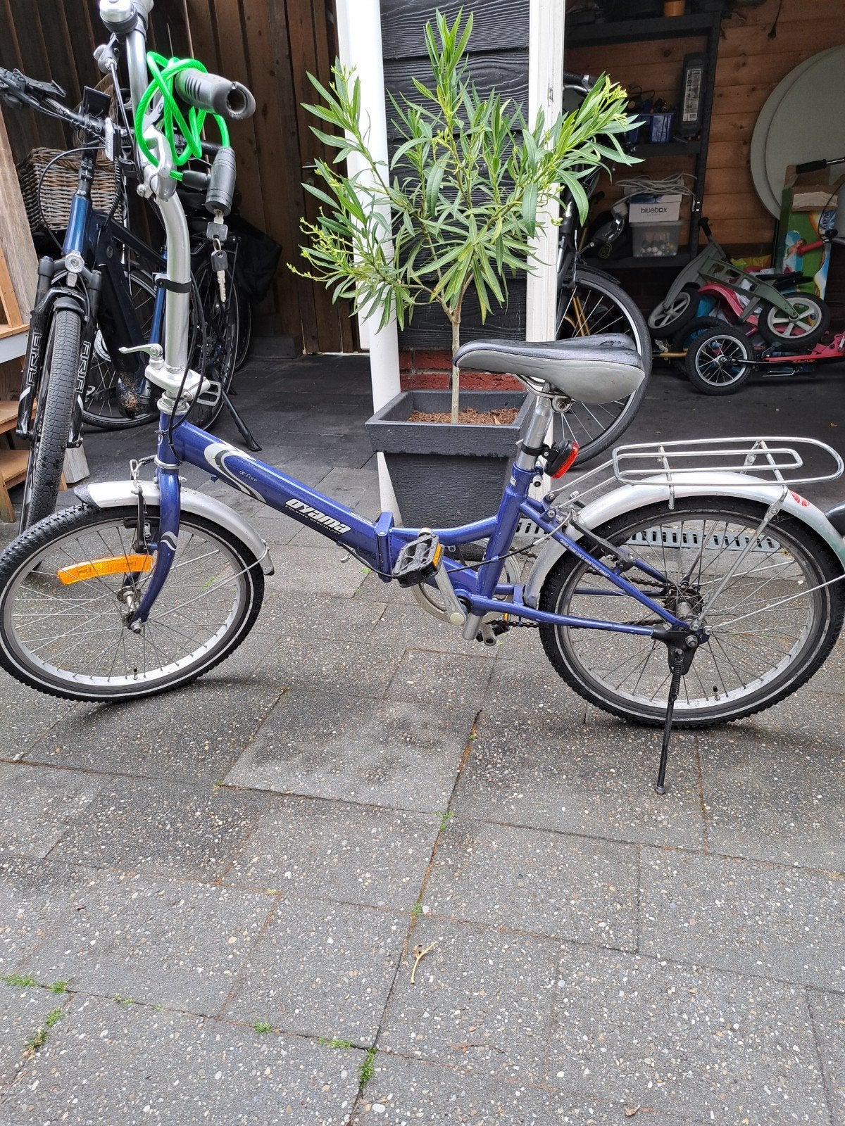 Oyama vouwfiets, Ophalen