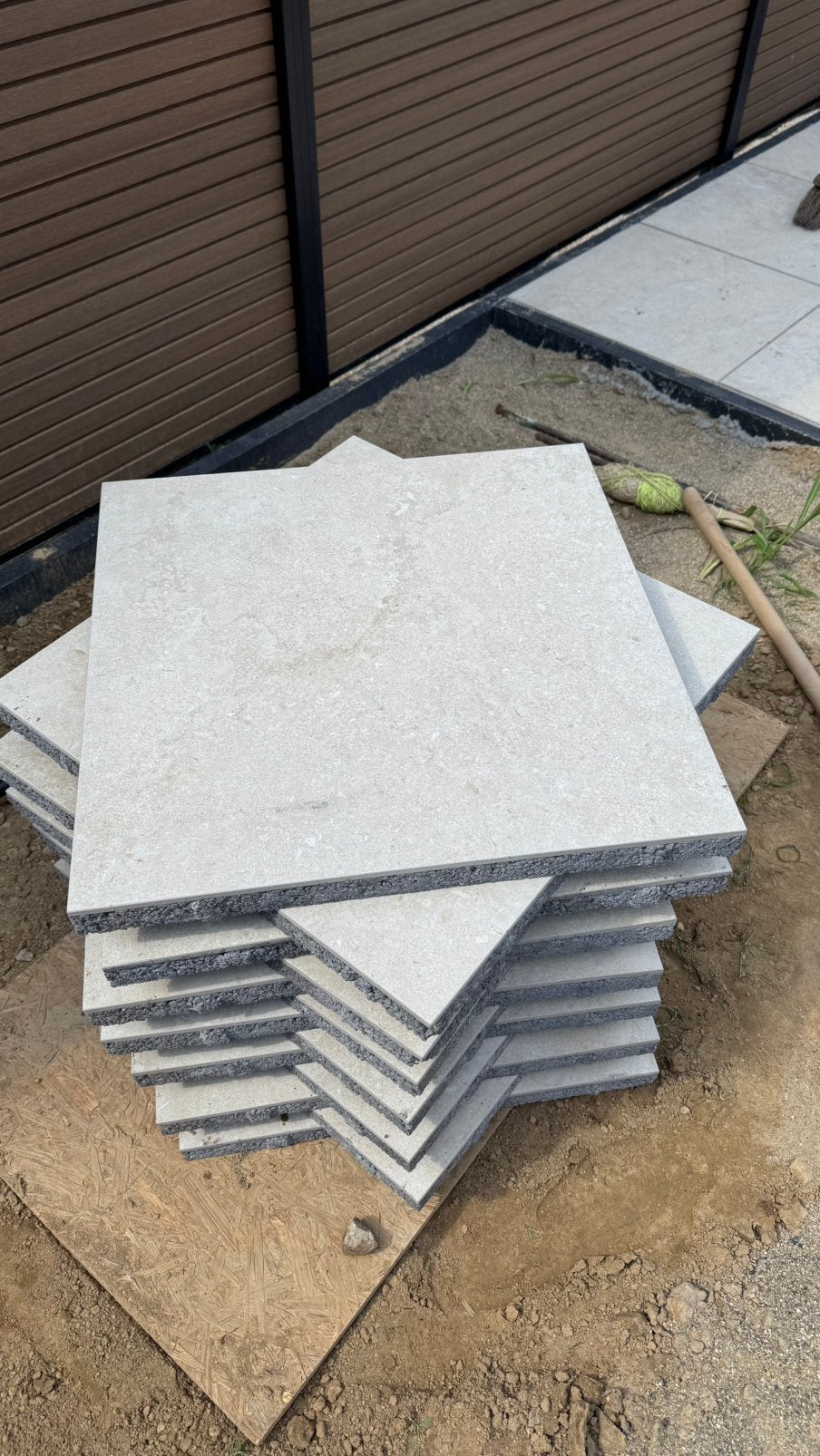GeoCeramica 60x60 Framework Stone Beige tegels (13 stuks), Ophalen, 60 cm of meer, Nieuw, Minder dan 5 m²