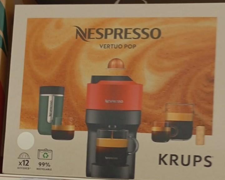 Nespresso vertuo te koop, 1x gebruikt!, Ophalen of Verzenden, Zo goed als nieuw