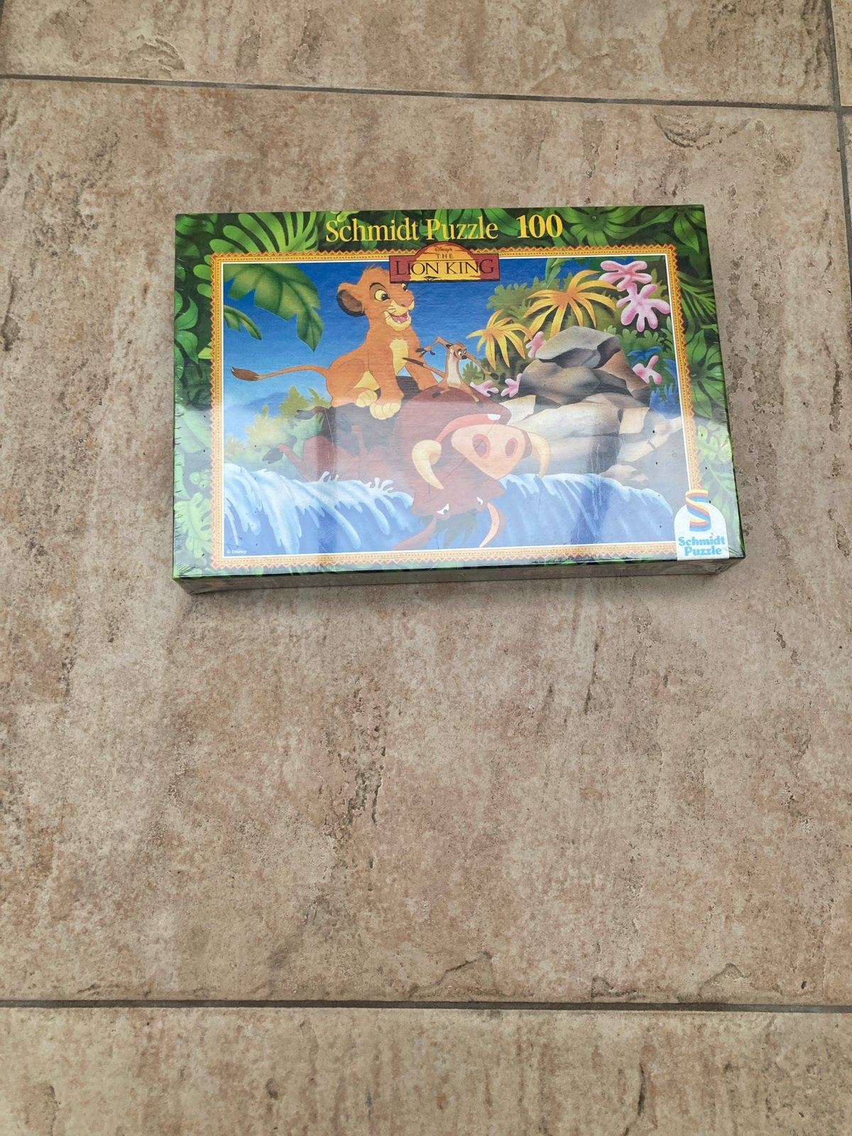 Schmidt Puzzle 100 stukjes - The Lion King, Ophalen of Verzenden, 10 tot 50 stukjes, Gebruikt, 6 jaar of ouder