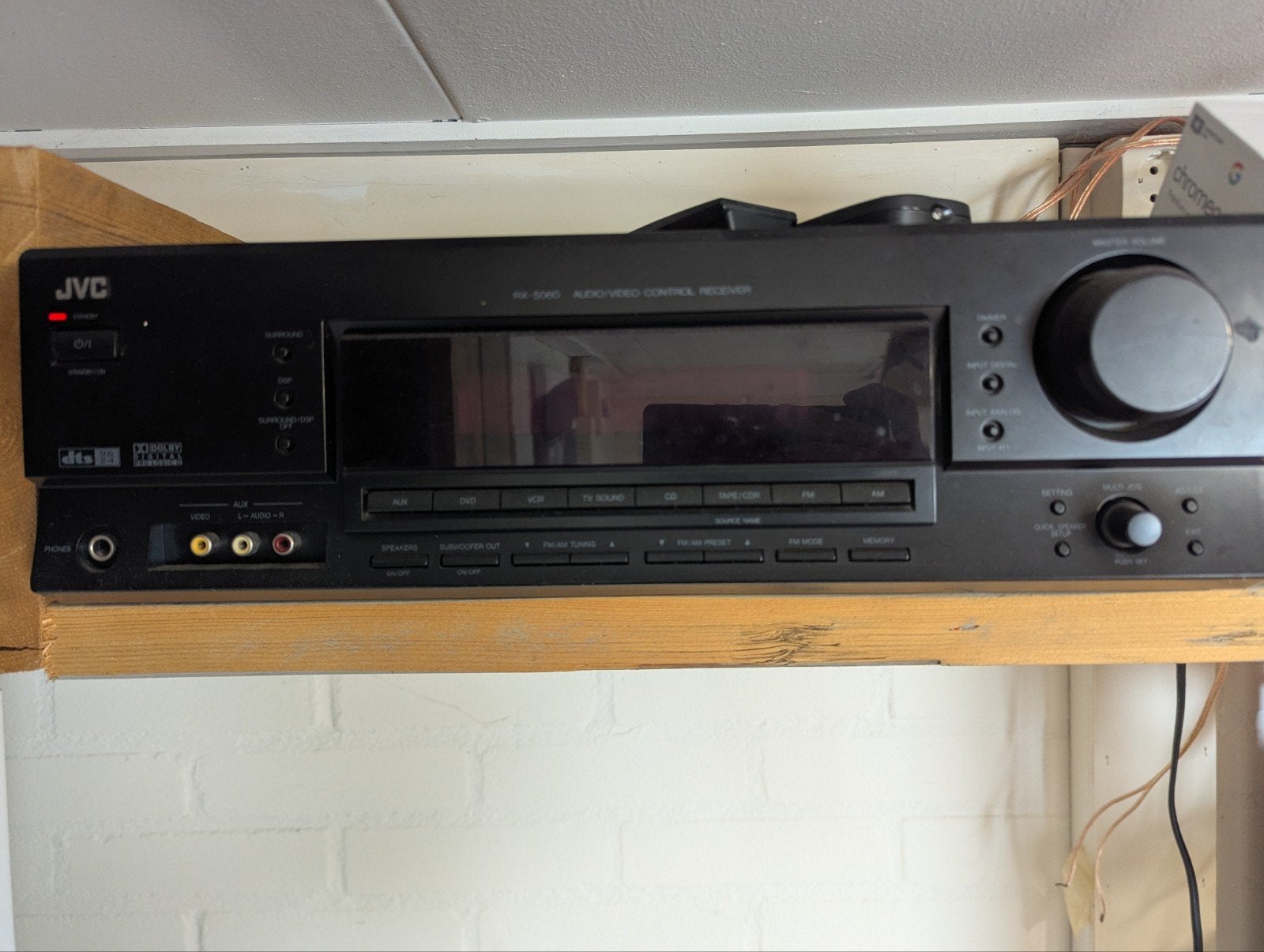 JVC RX-5060 Audio/Video Control Receiver incl. remote, Ophalen, JVC, 60 tot 120 watt, Gebruikt