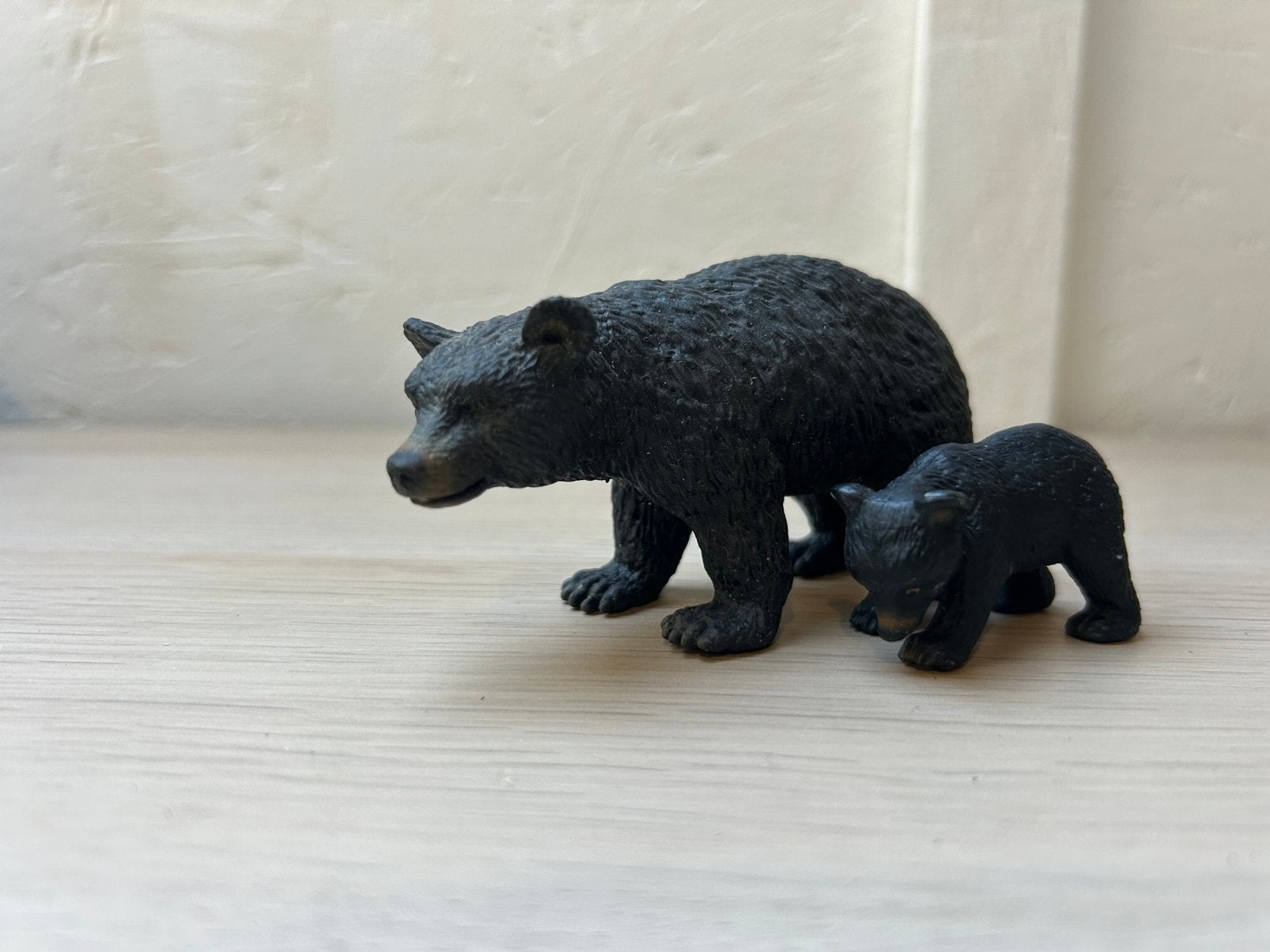 Schleich zwarte beren, Ophalen of Verzenden, Zo goed als nieuw, Paard, Beeldje of Figuurtje