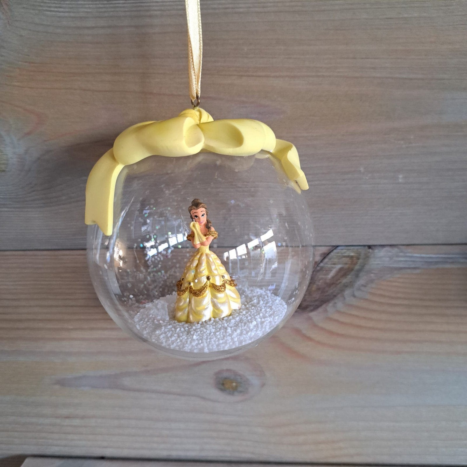 Disney Belle kerst ornament, Ophalen of Verzenden, Assepoester of Belle, Zo goed als nieuw, Beeldje of Figuurtje