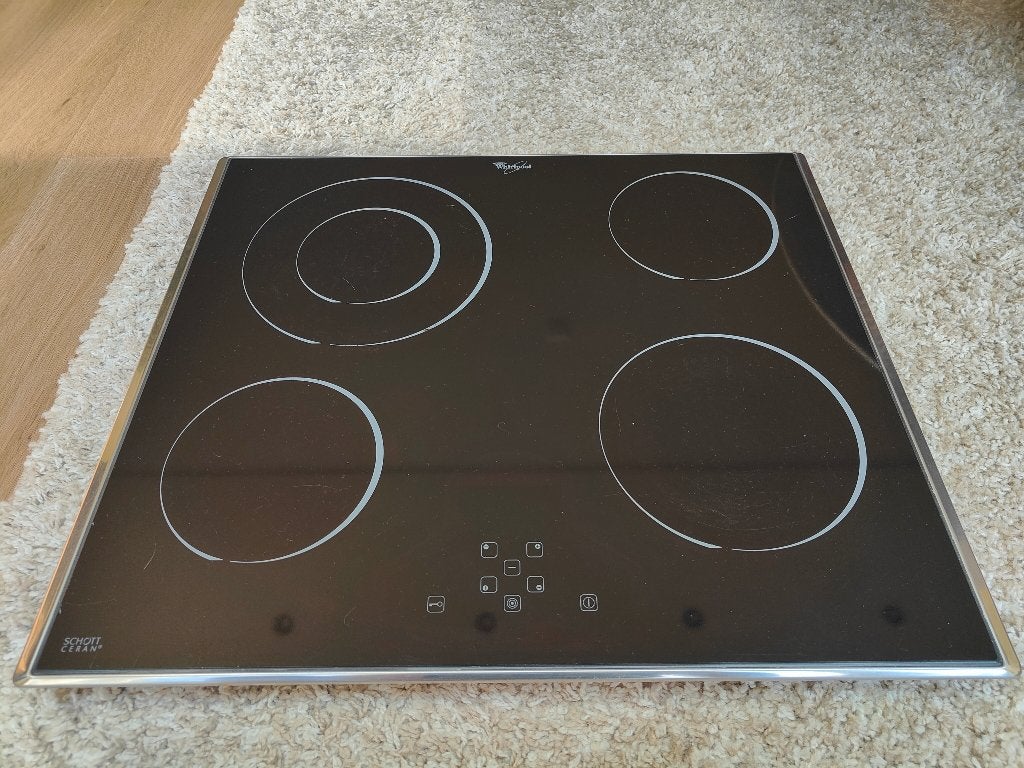 Keramische kookplaat Whirlpool AKT 811/IX, Witgoed en Apparatuur, Kookplaten, Ophalen, Gebruikt, Keramisch, 4 kookzones