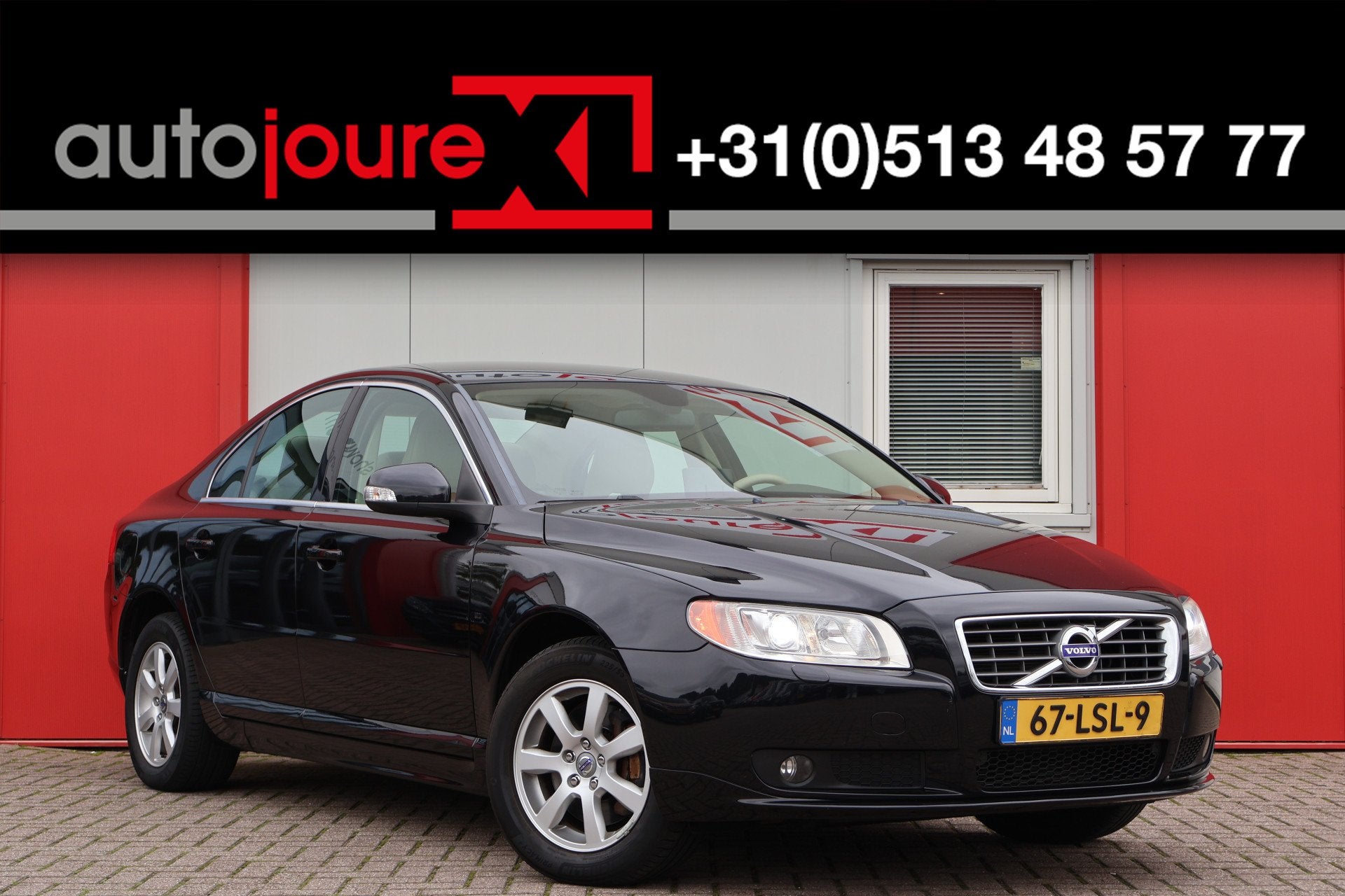 Volvo S80 2.0 T Limited Edition (bj 2010, automaat), Auto's, Euro 5, Beige, 4 cilinders, Zwart