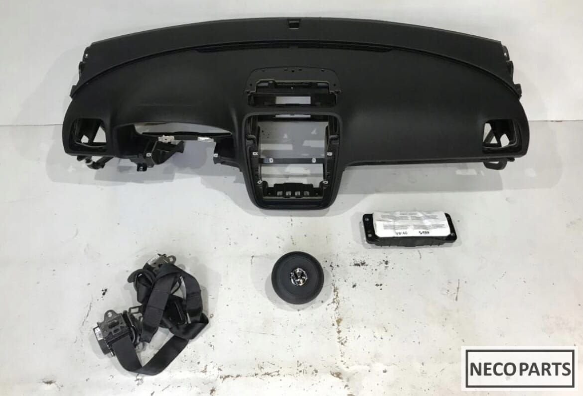 SCIROCCO FACELIFT AIRBAG AIRBAGSET DASHBOARD ALLES LEVERBAAR, Gebruikt, -, Volkswagen, -