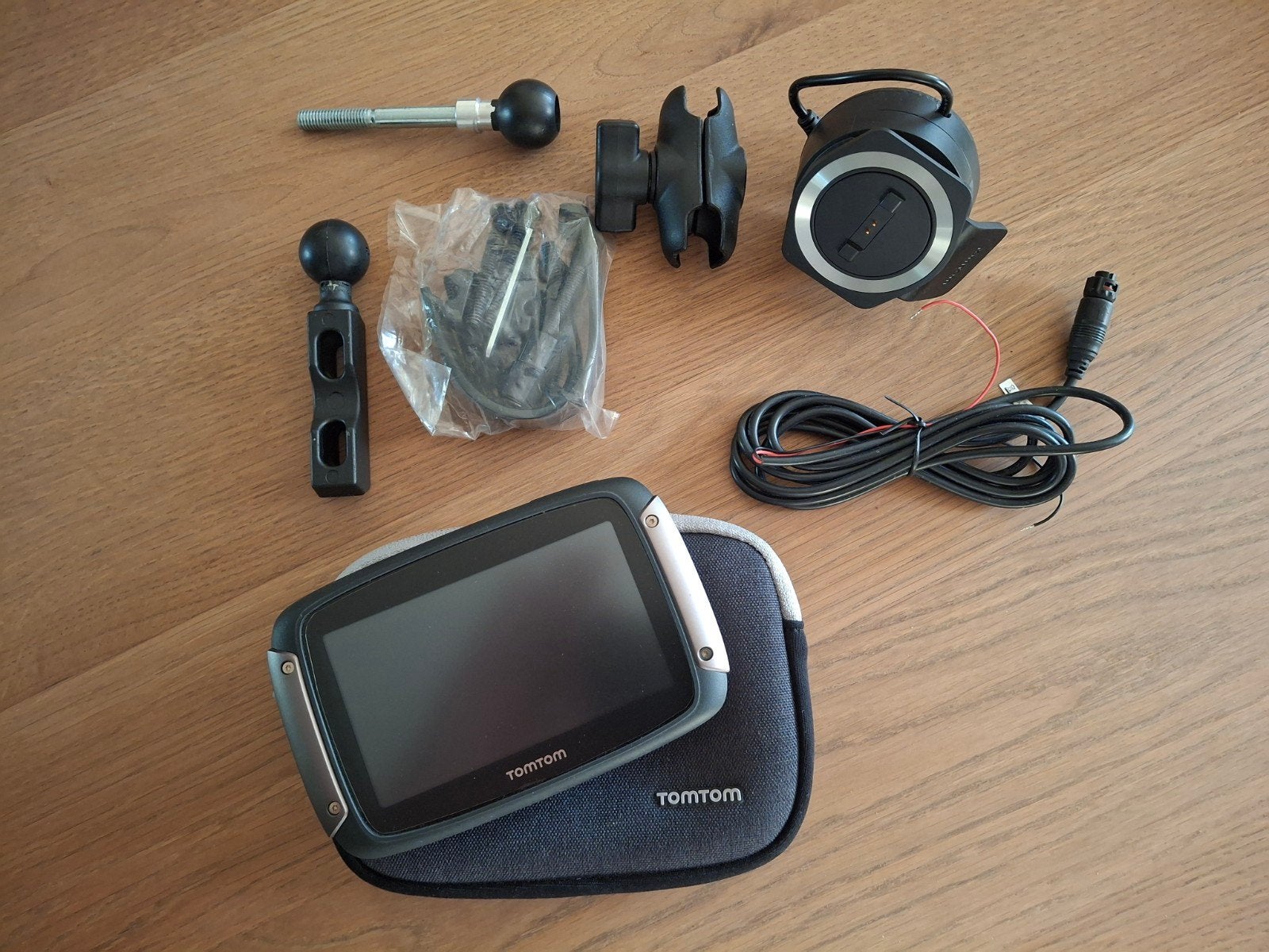 TomTom Rider 450 met lifetime updates en accessoires, Ophalen of Verzenden, Gebruikt