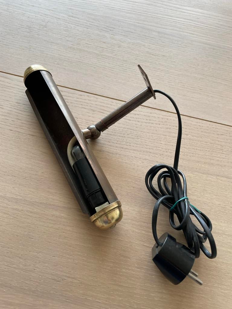 Schilderijlamp brons D-22 cm, Huis en Inrichting, Ophalen of Verzenden