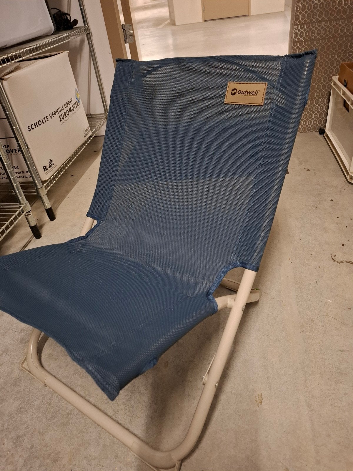 Kampeer/strandstoeltjes zgan, Tuin en Terras, Ophalen, Zo goed als nieuw, Aluminium