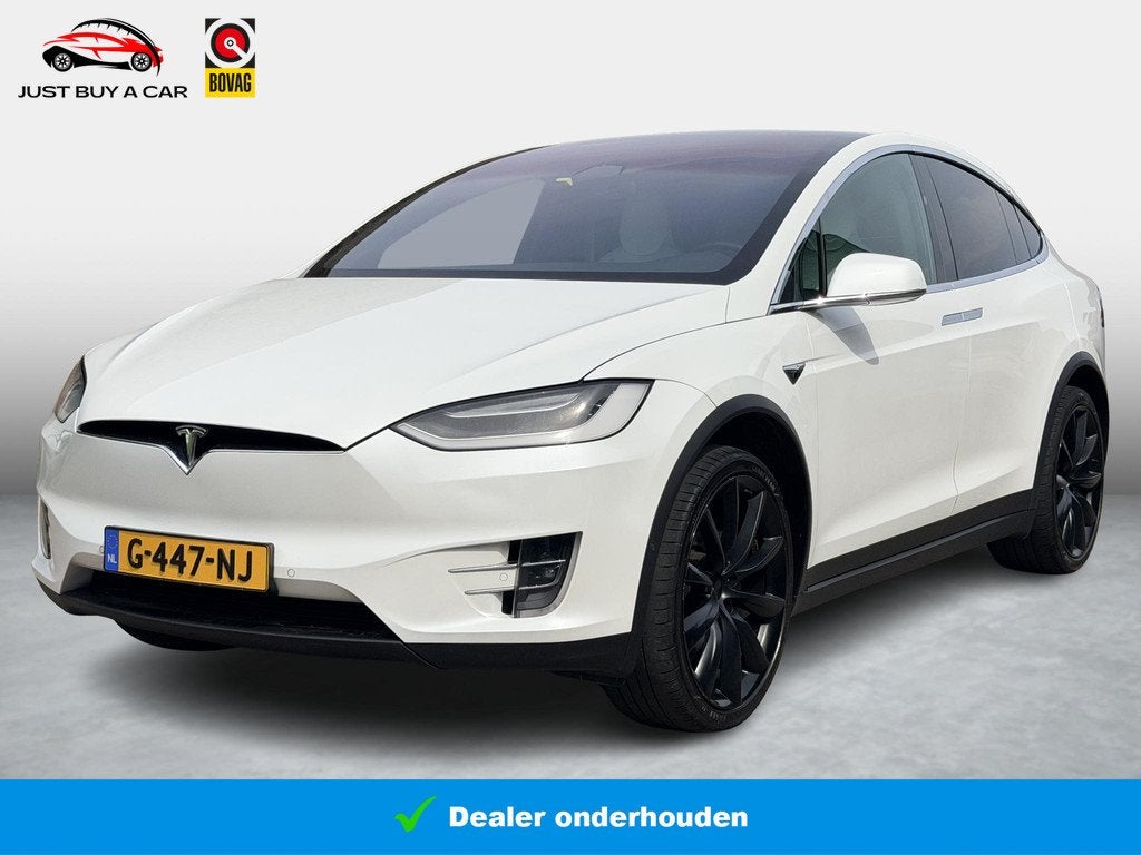 Tesla Model X Long Range 6p. SoH 85,6% / Full Self-Driving C, Model X, Gebruikt, 100 kWh, Met garantie (alle)