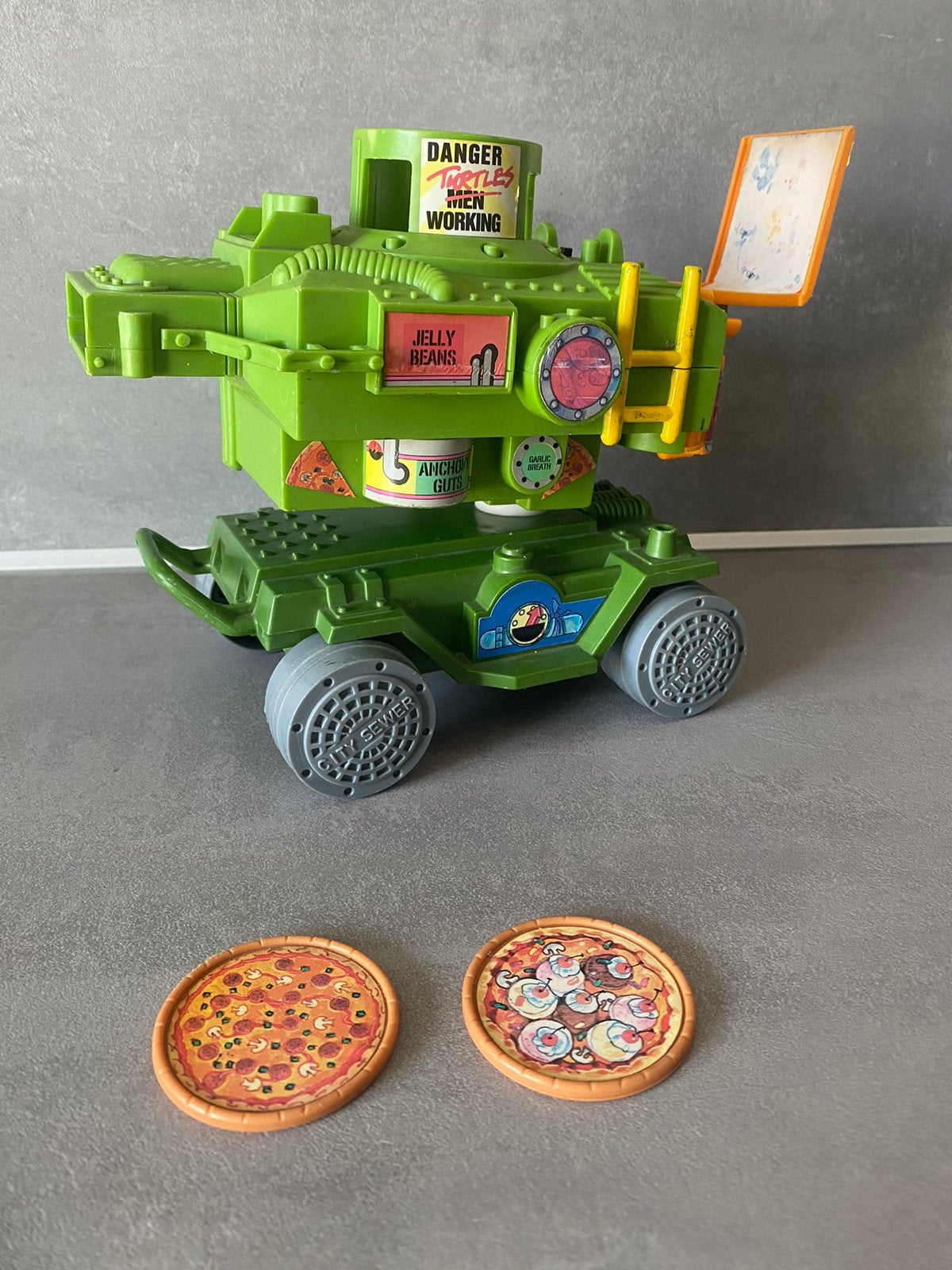 Tmnt Turtles: Pizza Thrower 1989 playmates toys, Ophalen of Verzenden, Gebruikt