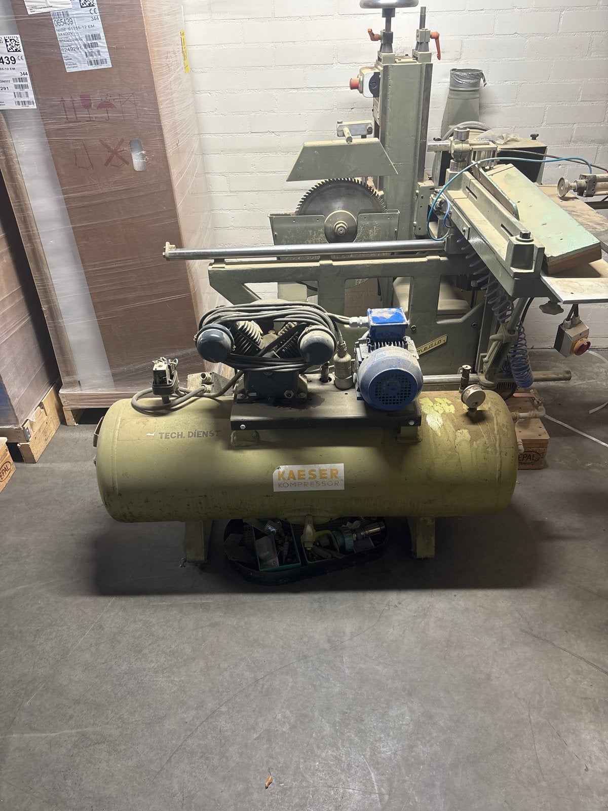 Kaeser Kompressor, Doe-het-zelf en Verbouw, Gebruikt, 10 bar of meer, Ophalen of Verzenden, 25 tot 100 liter