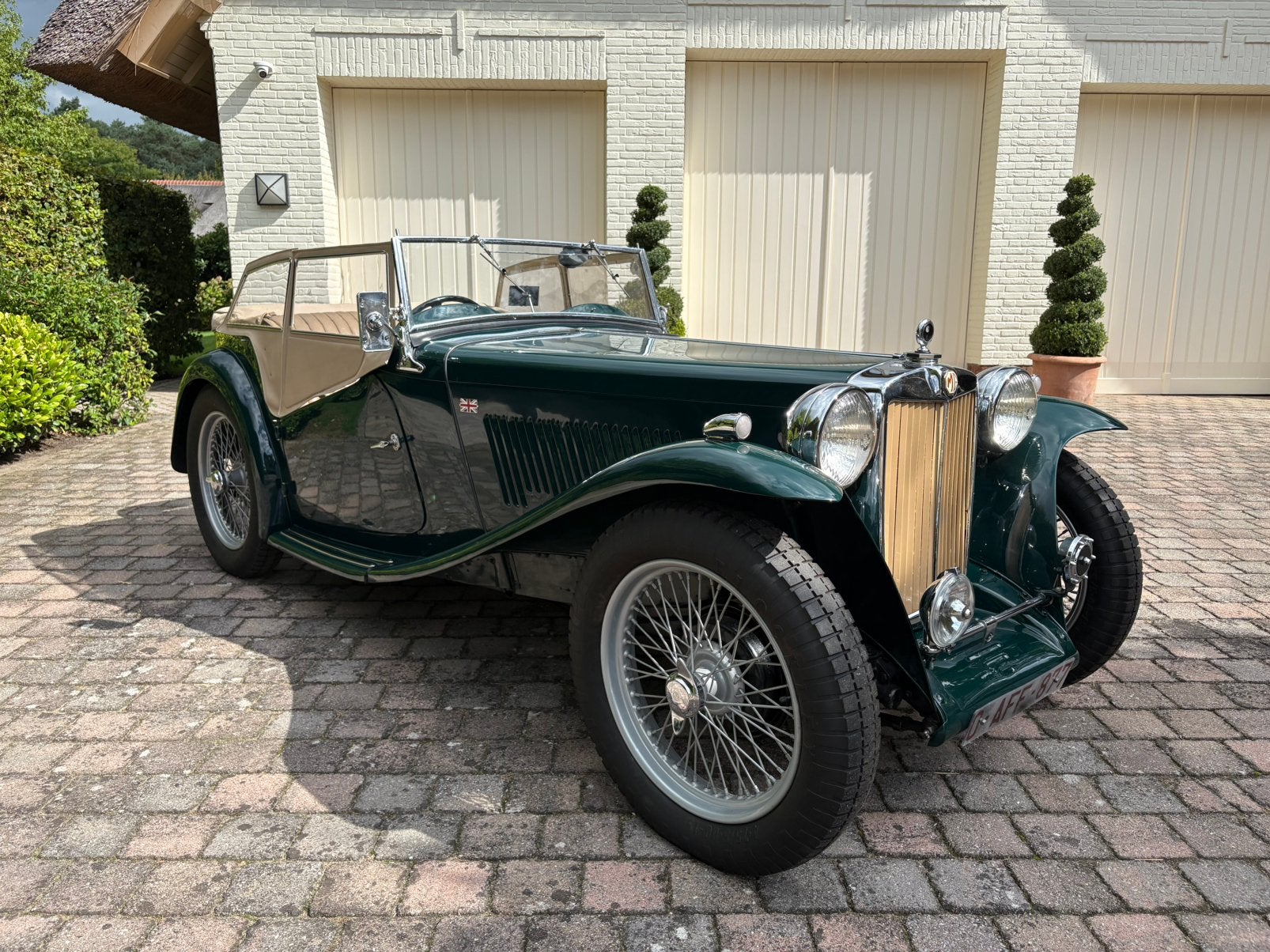 MG TC bj 1947, Auto's, Achterwielaandrijving, 54 pk, 4 cilinders, Handgeschakeld