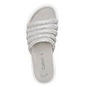 Gabor kristal/zilveren slippers maat 43, Slippers, Overige kleuren, Verzenden, Gabor