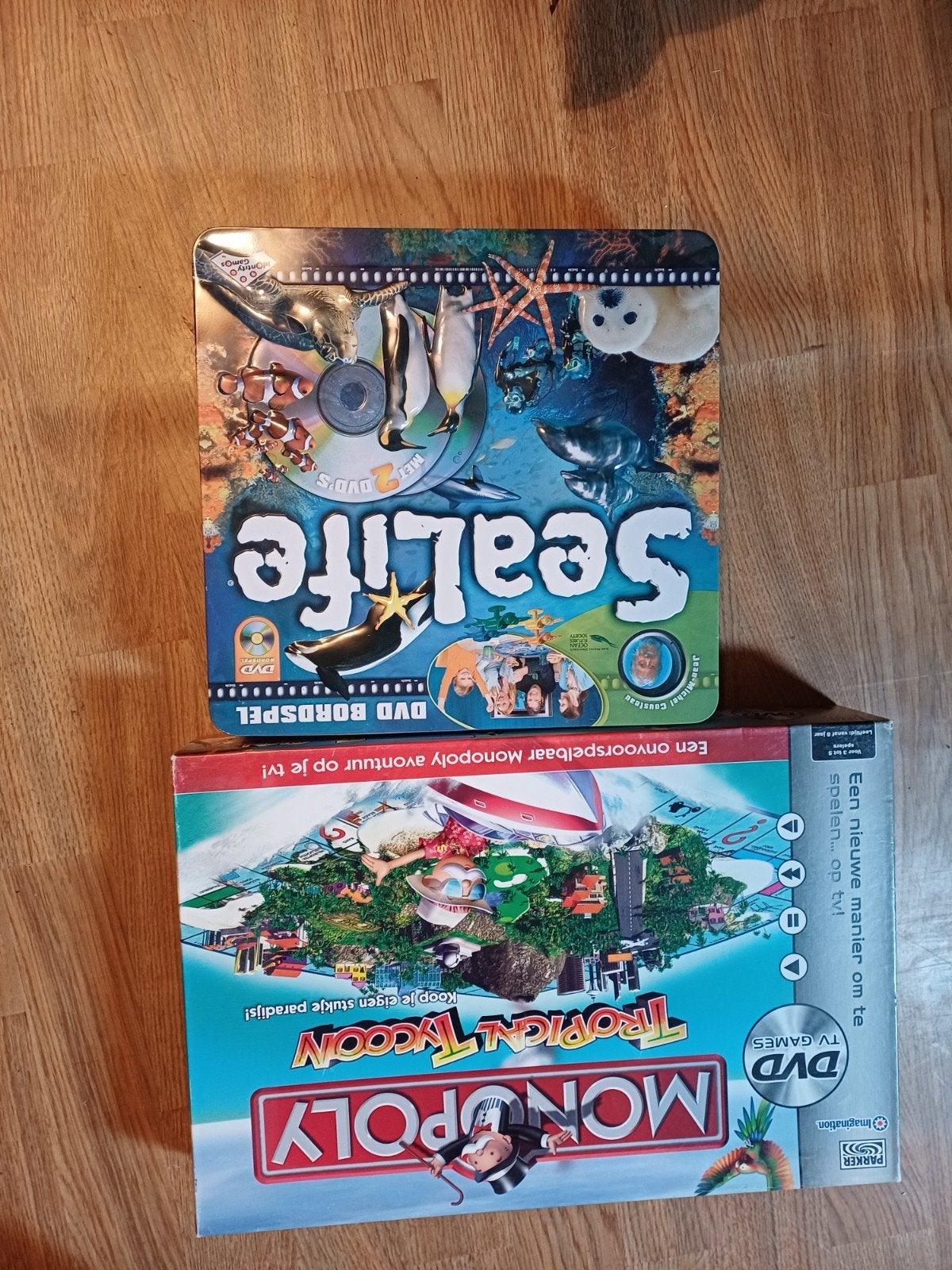 Monopoly Tropical Tycoon & SeaLife DVD Bordspel, Drie of vier spelers, Ophalen, Gebruikt, Parker