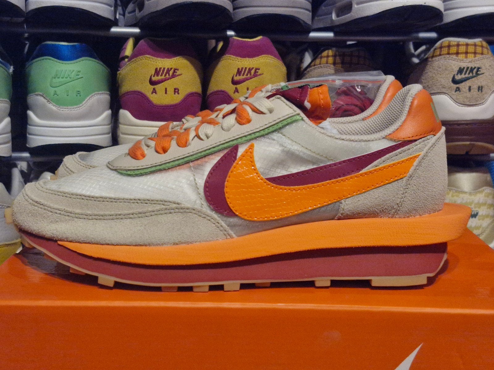 Nike LDWaffle x Sacai x Fragment - us 9 eur 42.5, Kleding | Heren, Overige kleuren, Nike, Nieuw, Ophalen of Verzenden