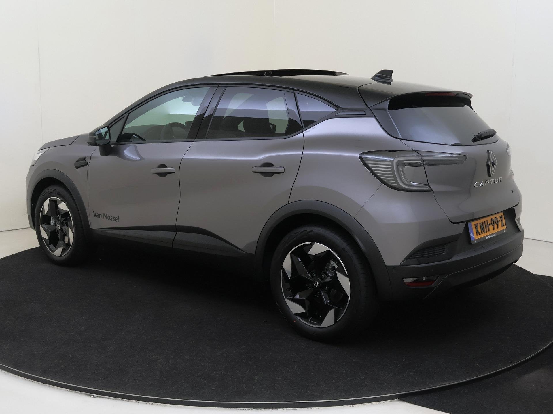 Renault Captur 1.8 E-Tech full hybrid 160 techno AUTOMAAT |, Auto's, 12 maanden, 1789 cc, 4 cilinders, Leder en Stof