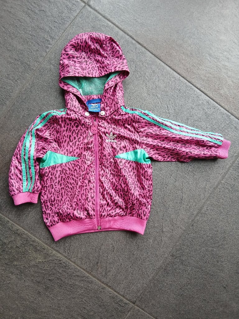 Jas meisjes maat 80, Kinderen en Baby's, Babykleding | Maat 80, Ophalen, Adidas, Gebruikt, Meisje