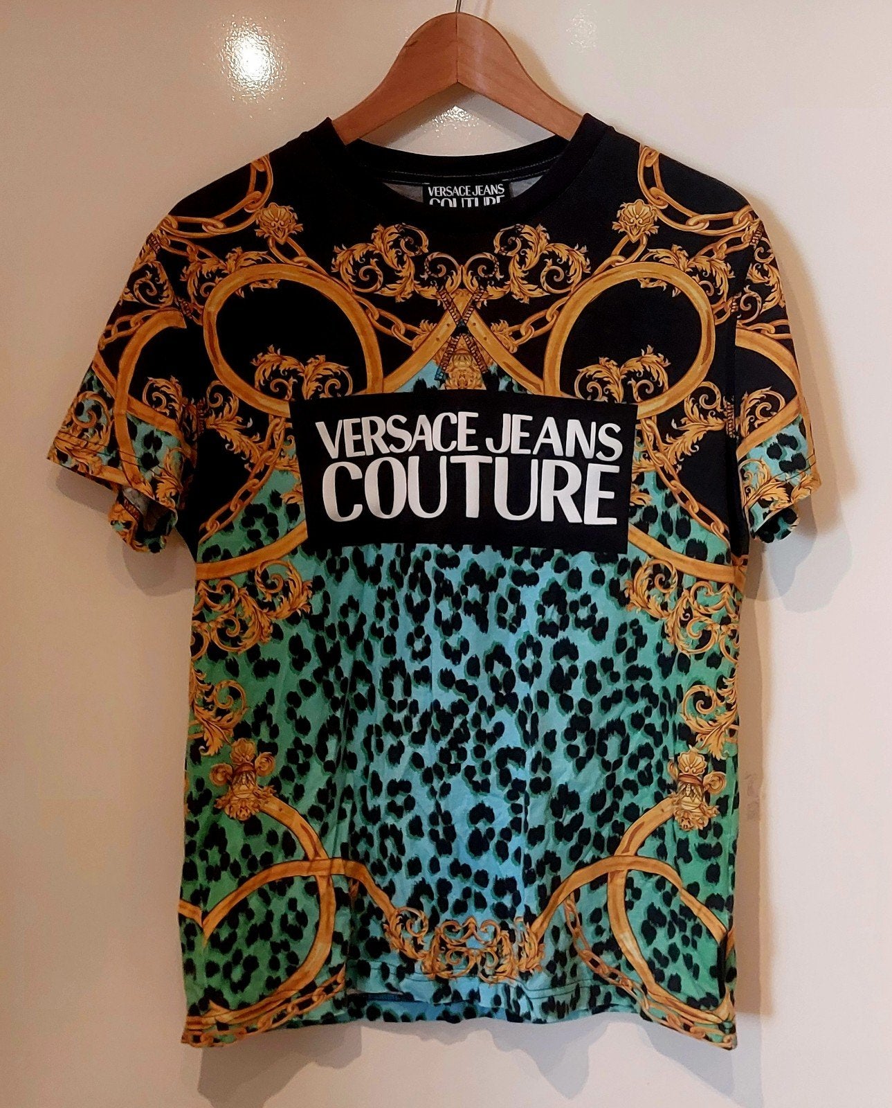 Versace T shirt maat M, Ophalen of Verzenden, Zwart