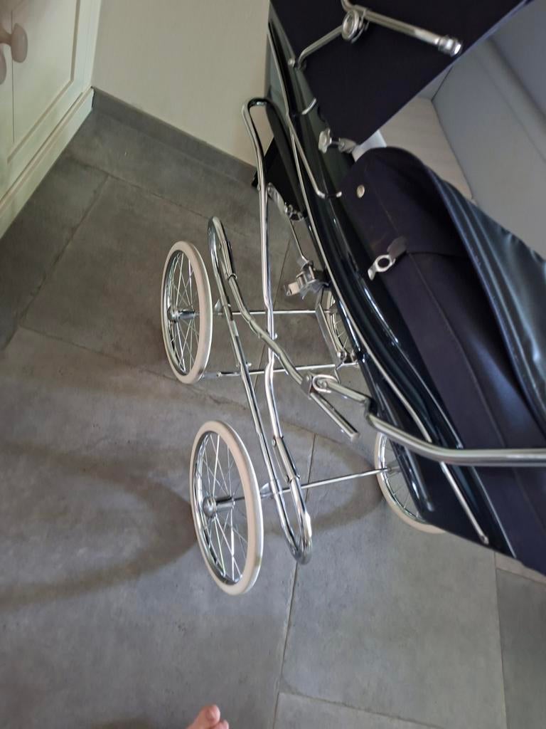 Zilver cross engelse wagen., Zo goed als nieuw, Met reiswieg, Ophalen, Kinderwagen