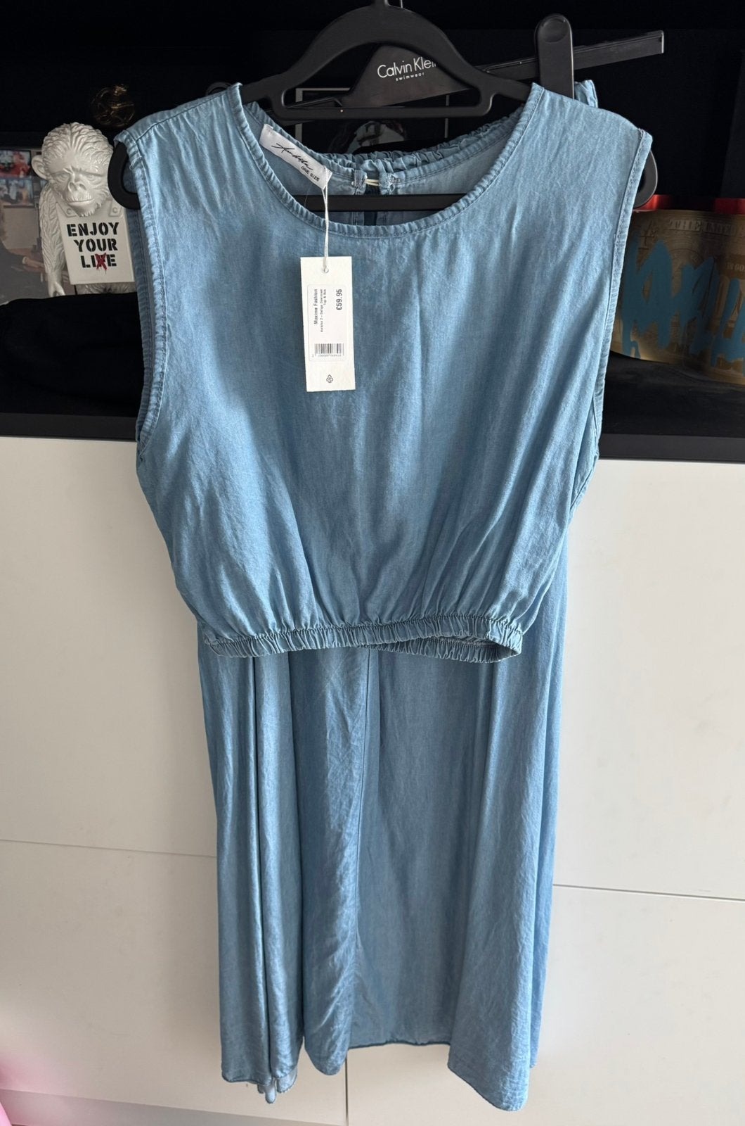 Ambika denim set top en rok (Monique Westenberg) nieuw, Ophalen, Nieuw