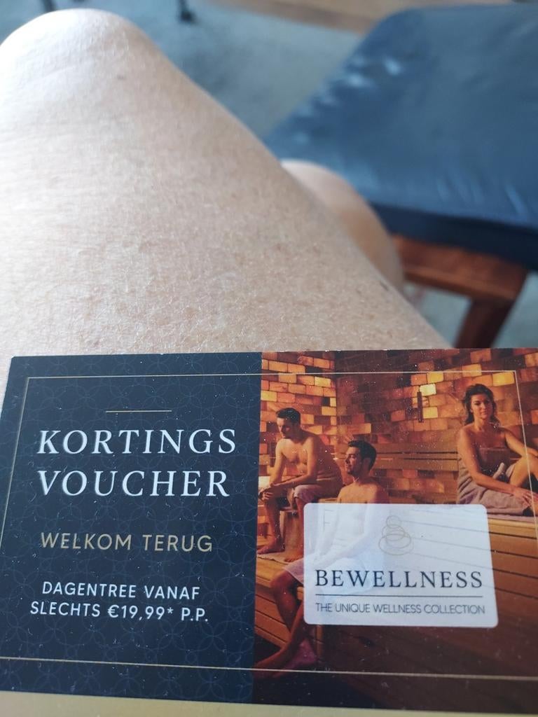 Voucher voor sauna, Ophalen of Verzenden, Nieuw, Complete sauna