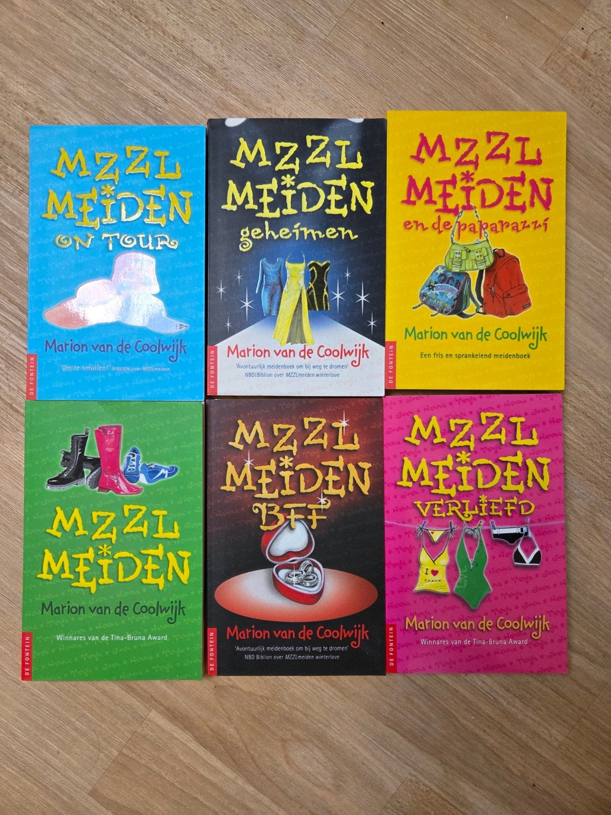5 boeken Mazzel meiden, Ophalen of Verzenden, Zo goed als nieuw, Marion van de Coolwijk