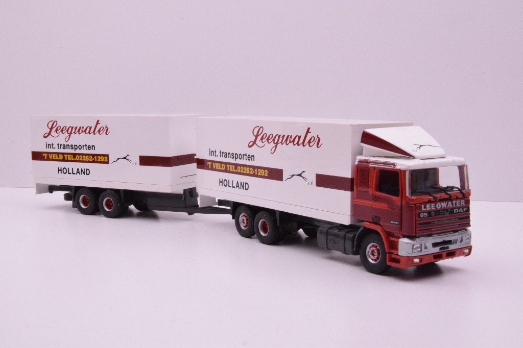 DAF 95  combi  ''  Leegwater transport  't Veld  ''  Tekno, Ophalen of Verzenden, Zo goed als nieuw, Bus of Vrachtwagen, Tekno