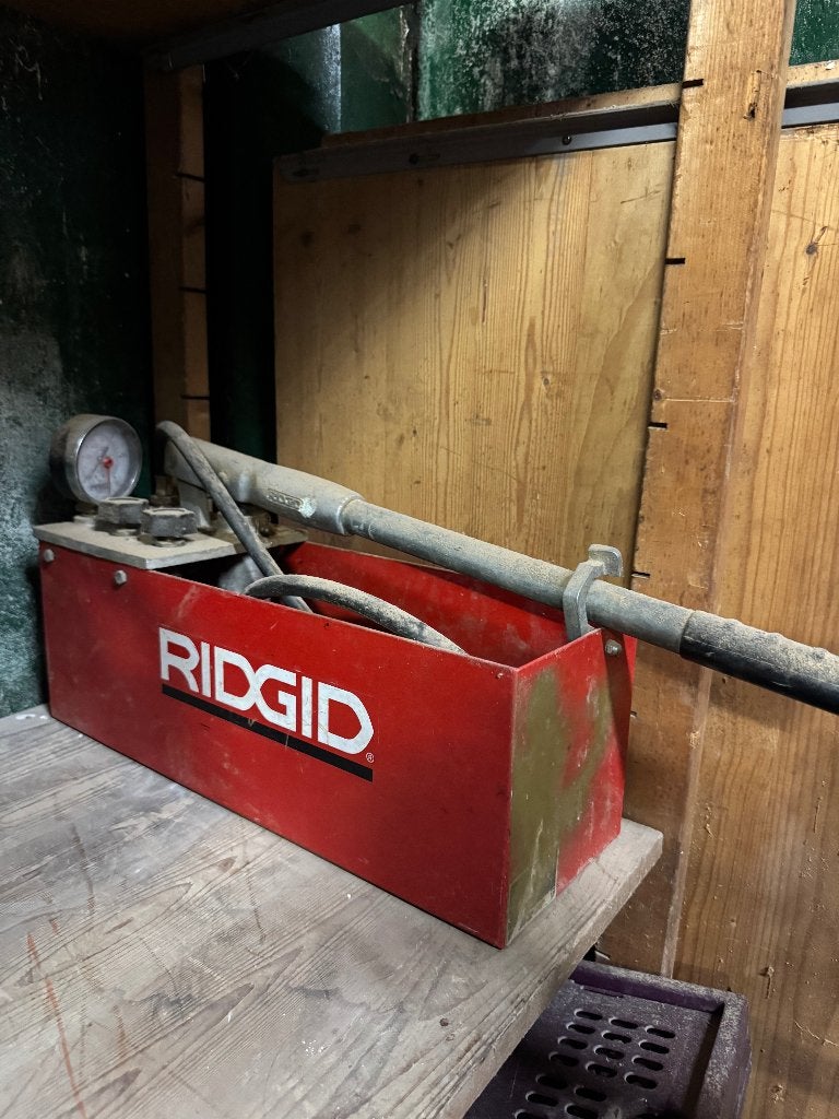 Rigid druktestpomp, Ophalen, Gebruikt, Overige typen, Ridgid