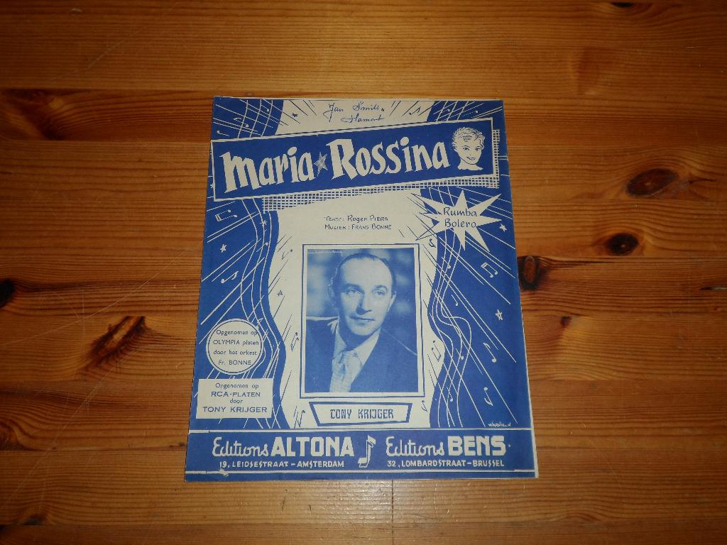 Maria rossina - frans bonne / roger piers / tony krijger, Muziek en Instrumenten, Gebruikt, Gitaar, Ophalen of Verzenden, Artiest of Componist